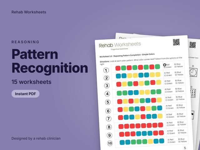 Pattern Recognition printable pack