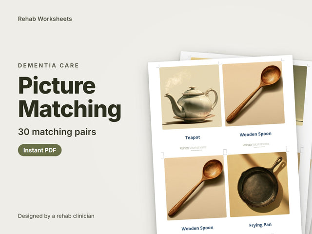 Picture Matching printable pack